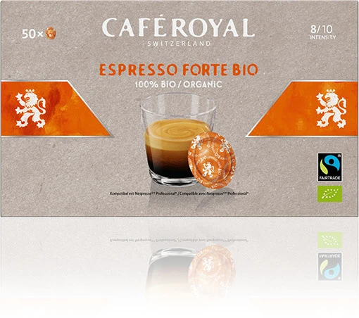CAFÉ ROYAL Dosettes Professional Espresso Forte Bio 50 pcs.