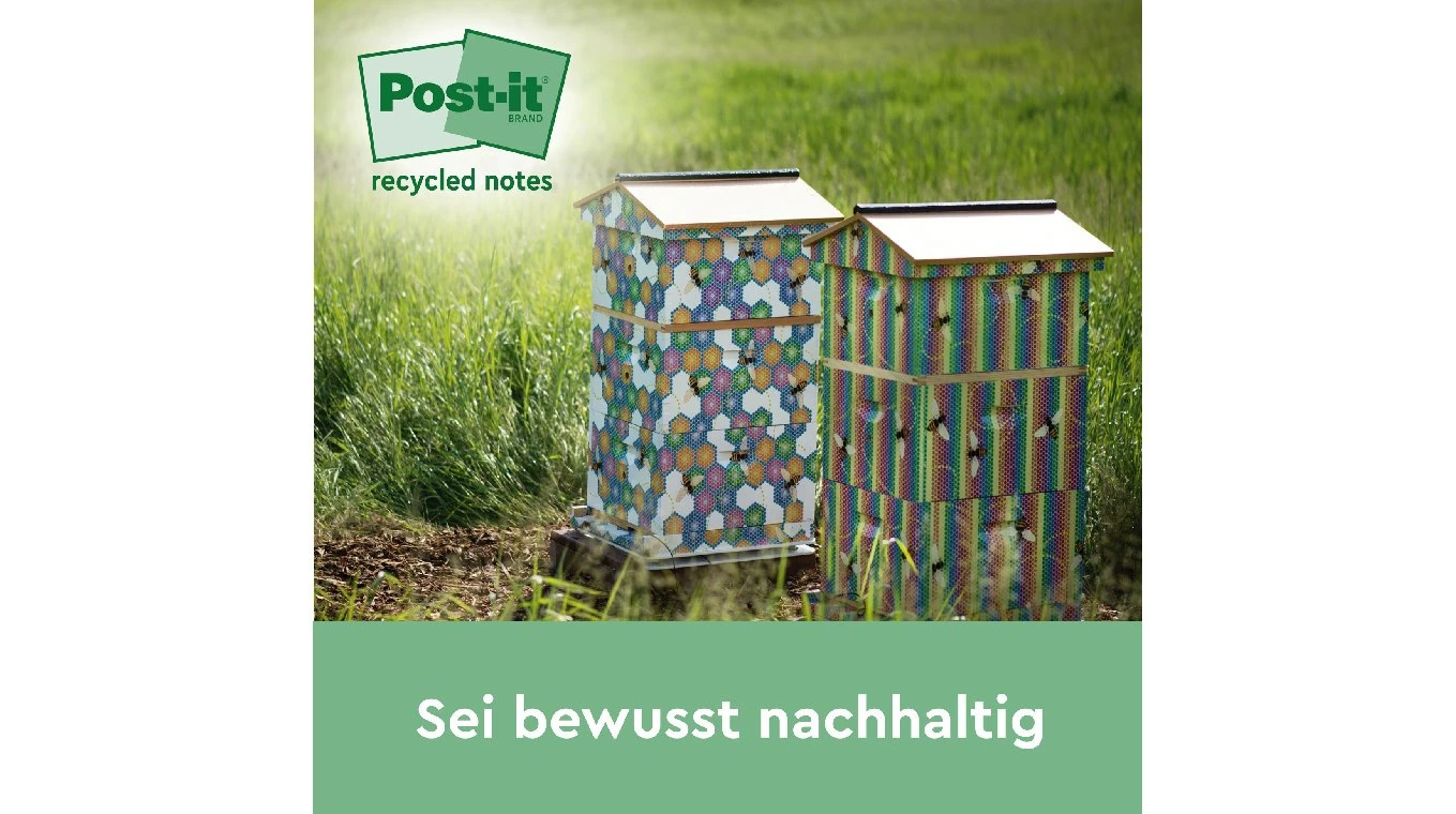 POST-IT Notes adhésives Recycling Super Sticky 4 x 70 feuilles