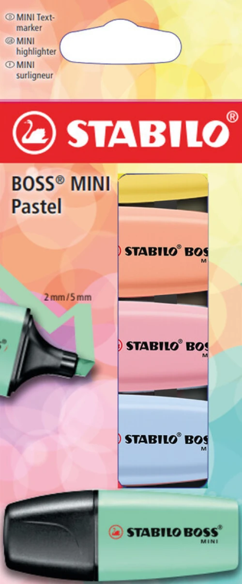 STABILO BOSS Surligneurs Mini Pastel