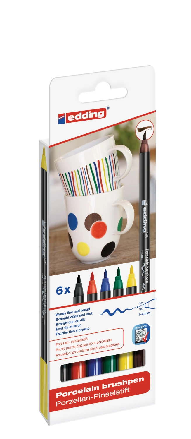 EDDING Porzellanmarker 4200 1-4 mm - Family Colours