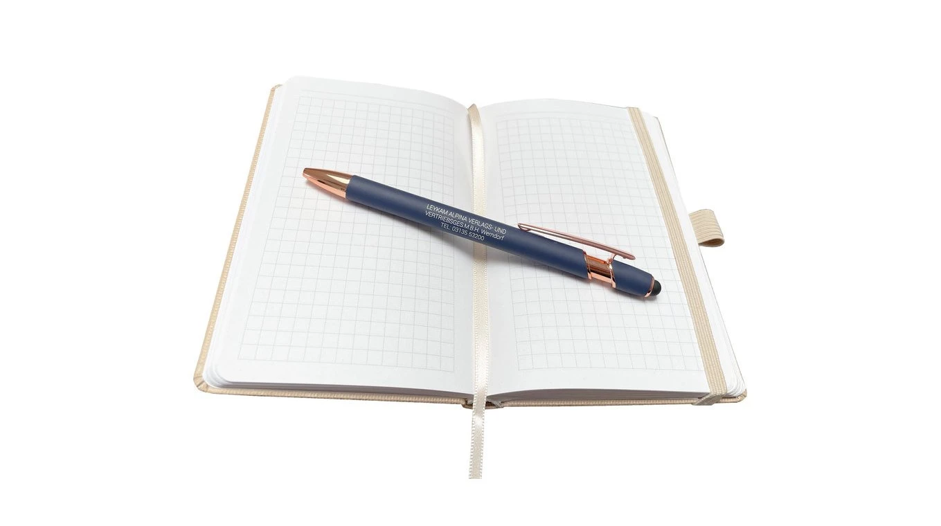 DENKZETTEL® Carnet de notes Art - A6 - bleu ange