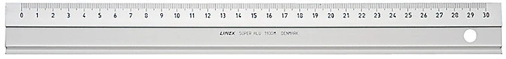 LINEX Règle d'aluminium 30cm