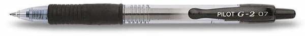 PILOT Stylo gel G-2 0.4 mm, encre noir