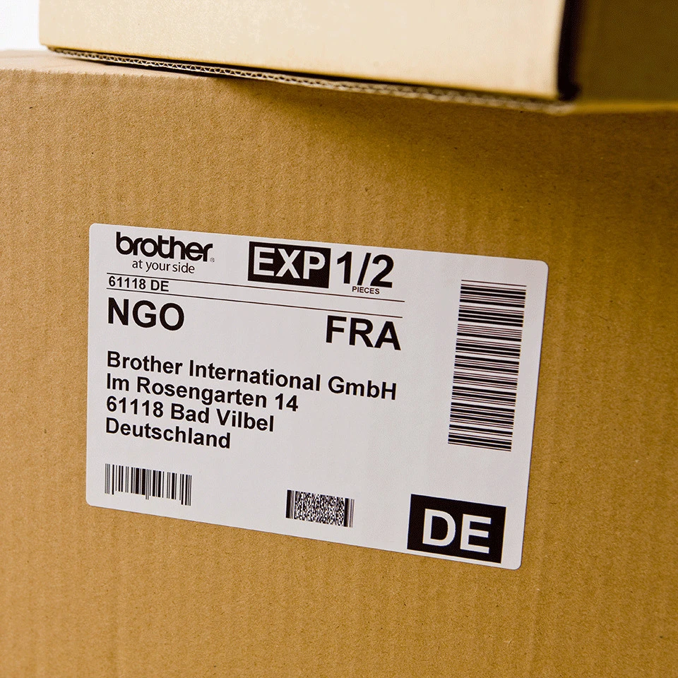 Brother PTOUCH DK-11202 Etiquettes d'expédition, 62 x 100 mm