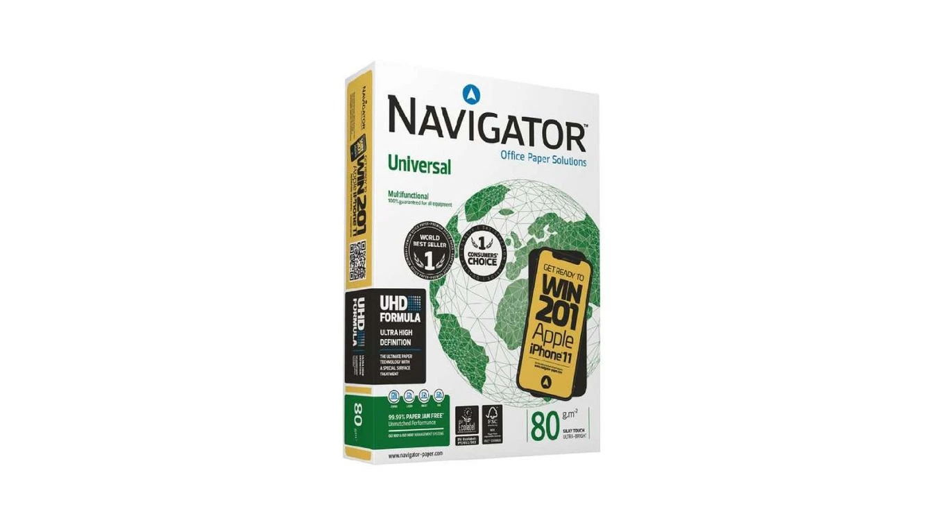 NAVIGATOR Kopierpapier Universal A4, 80 g/m², 100'000 Blatt (1 Palette)