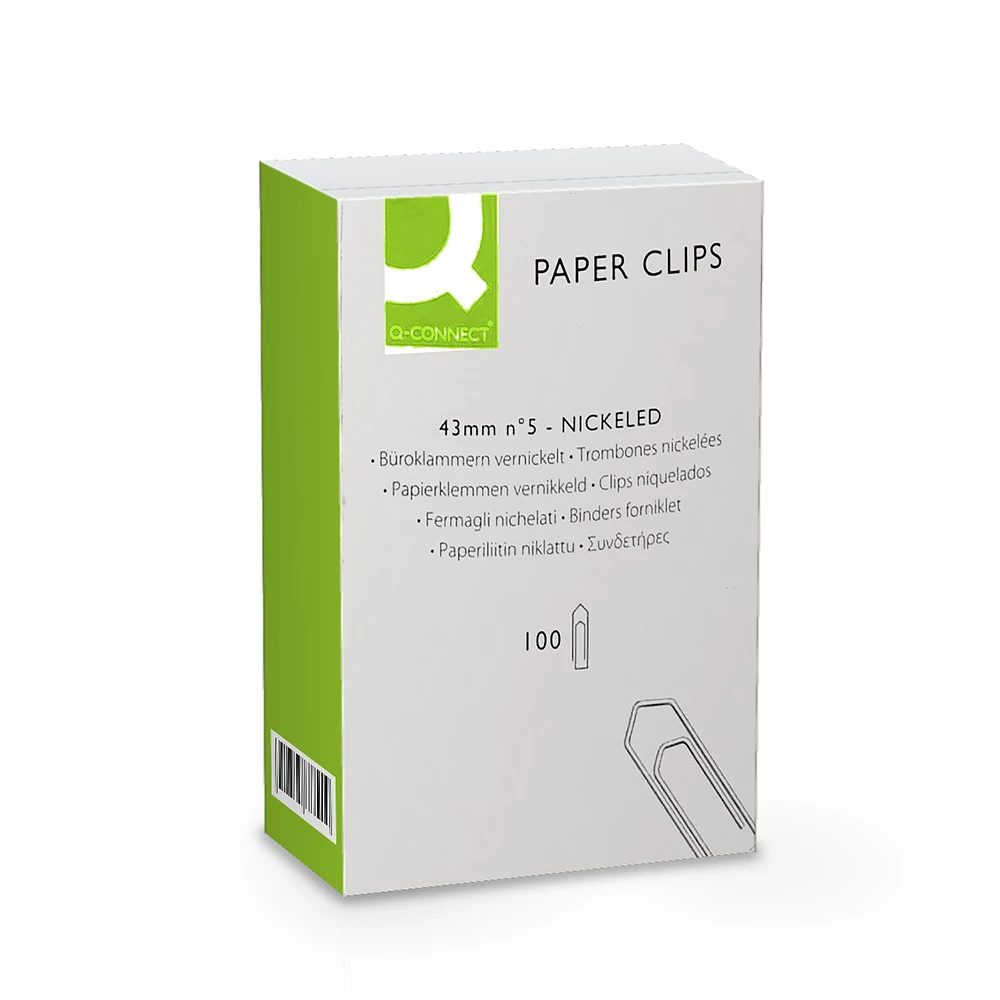 Trombones Q-CONNECT® No.5,  100pcs
