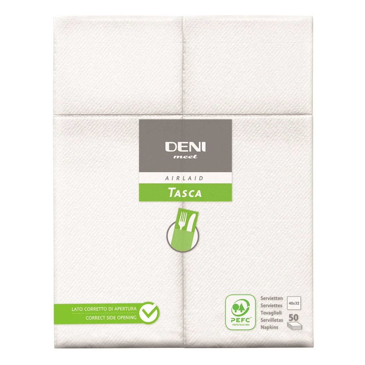 DENI meet Besteck-Servietten 50 Stück