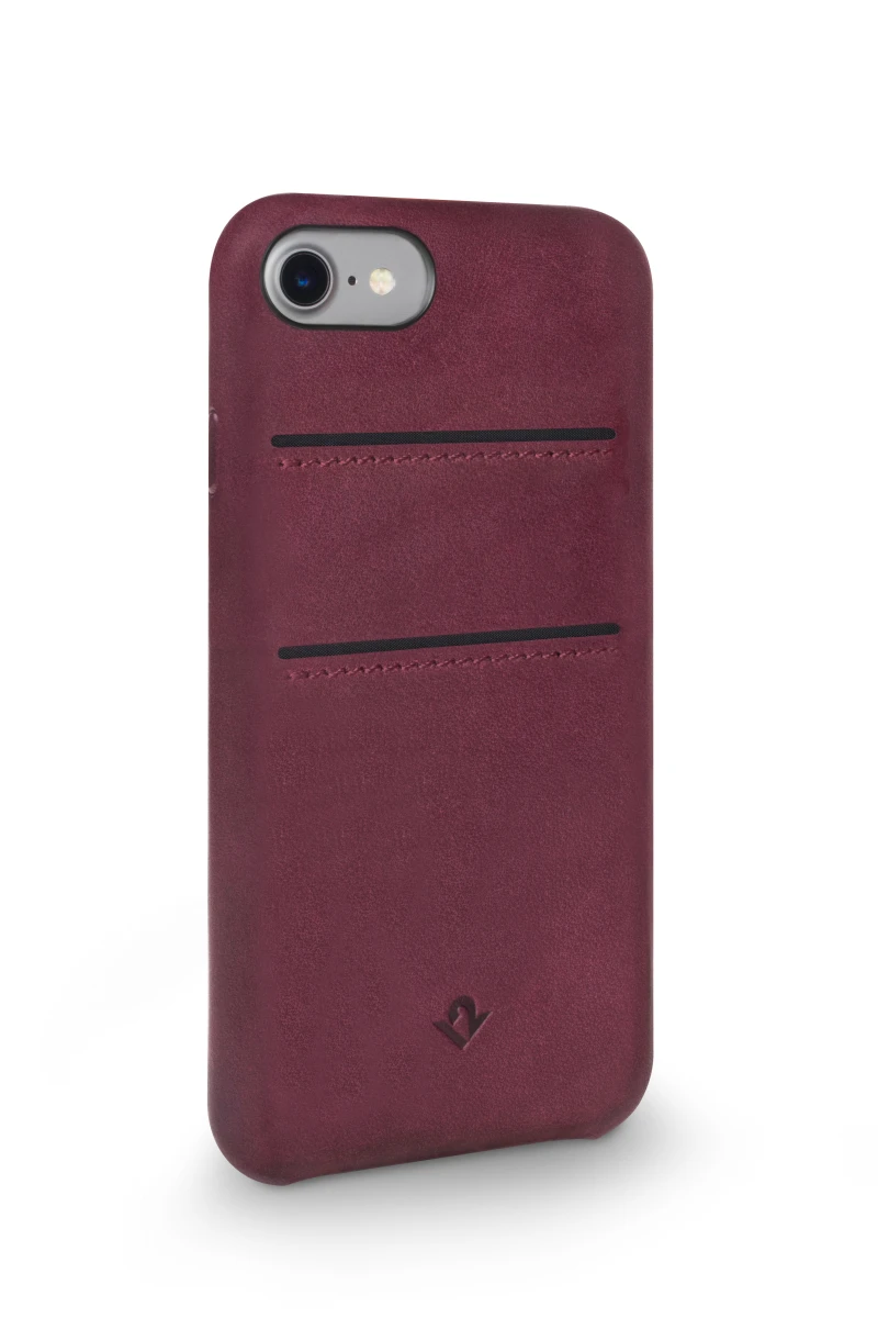 Twelve Étui en cuir iPhone SE/7/8 + 2 porte-cartes
