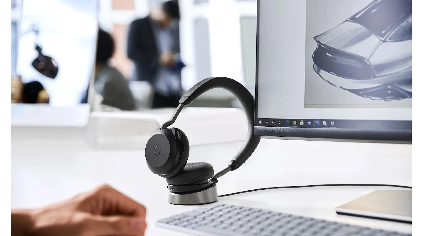 JABRA Evolve2 75 MS Stereo Headset Bluetooth USB-C