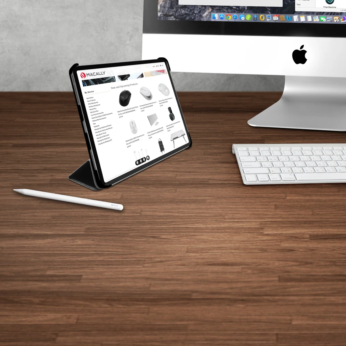 MACALLY Bookstand Case - iPad Pro 11"