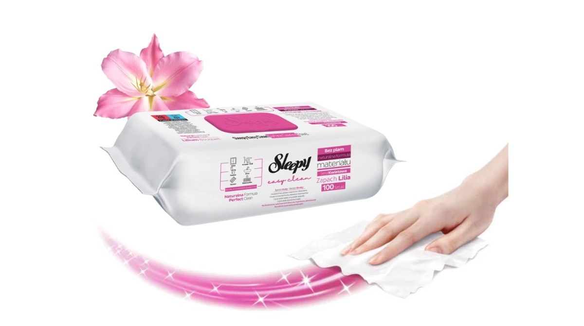 SLEEPY Lingettes nettoyantes pour surfaces Easy Clean 100 lingettes