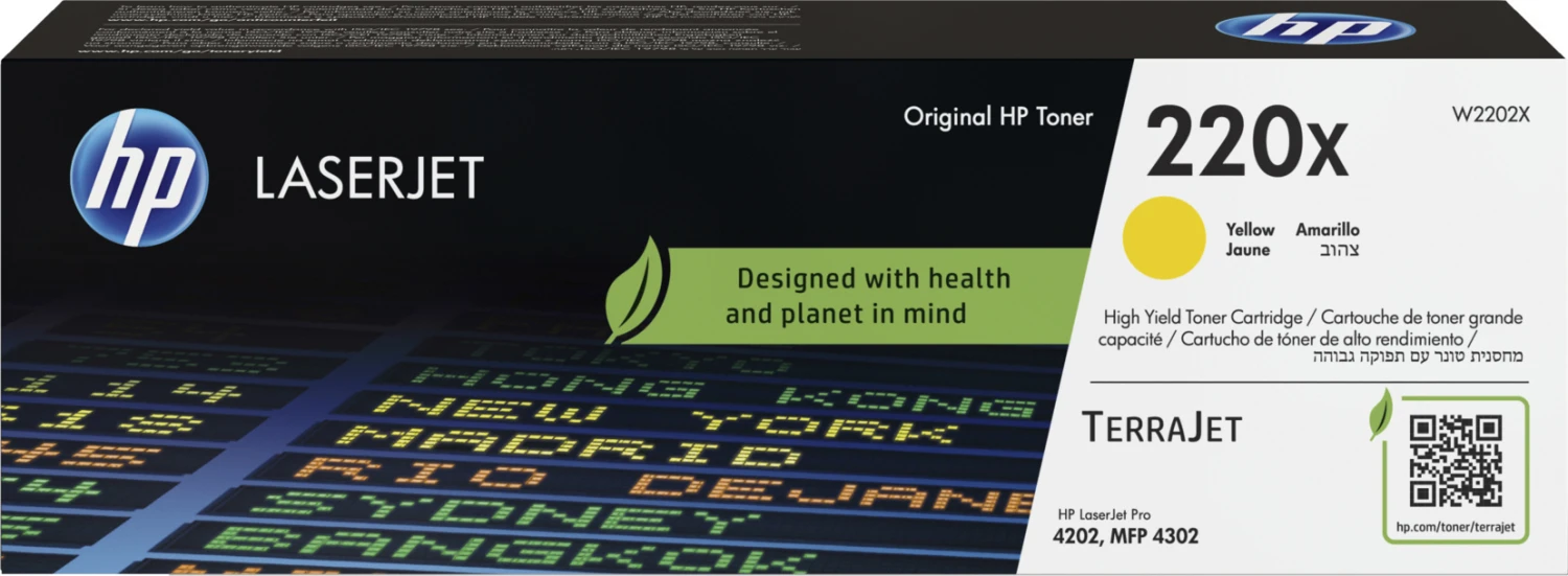 HP Cartouche toner 220X yellow
