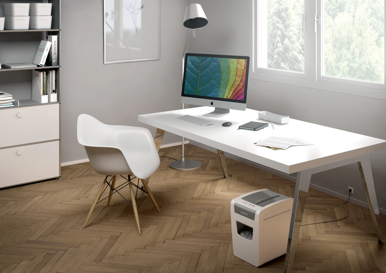 LEITZ Destructeur de documents IQ Home Office Slim P-4