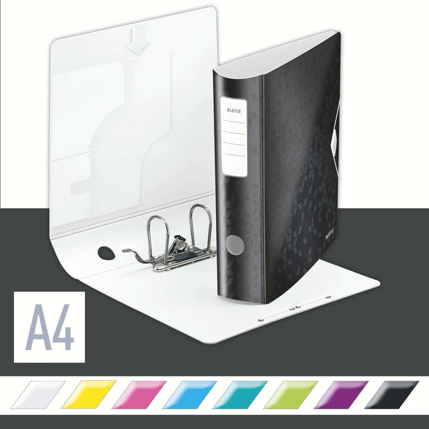 LEITZ Classeur 180° WOW 8 cm