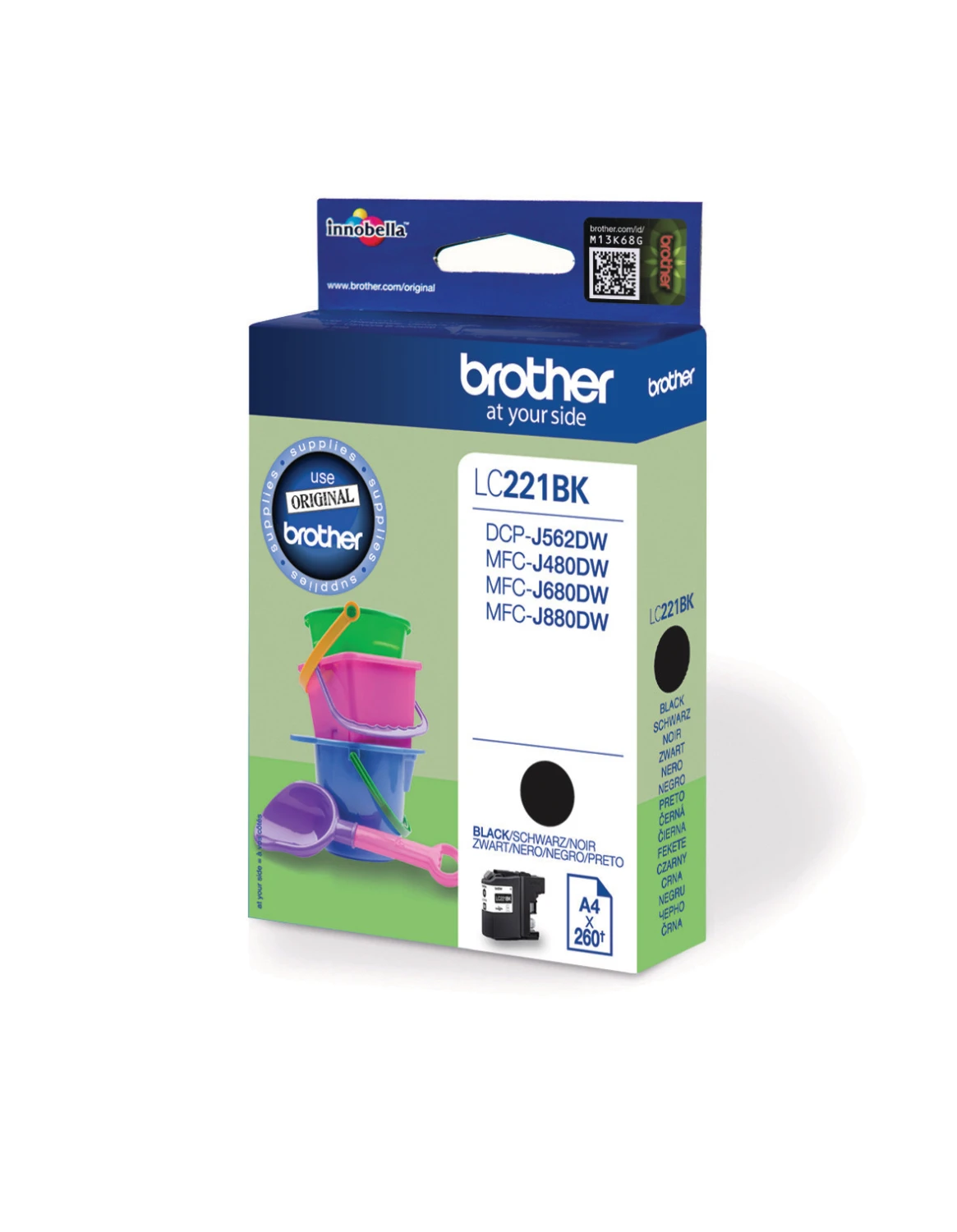 BROTHER LC221BK Cartouche d'encre noir