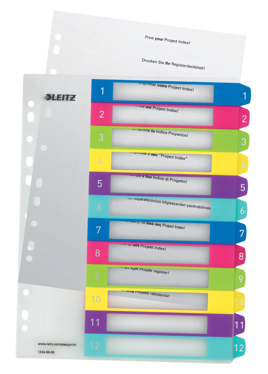 LEITZ Répertoire de chiffres WOW 1 - 12