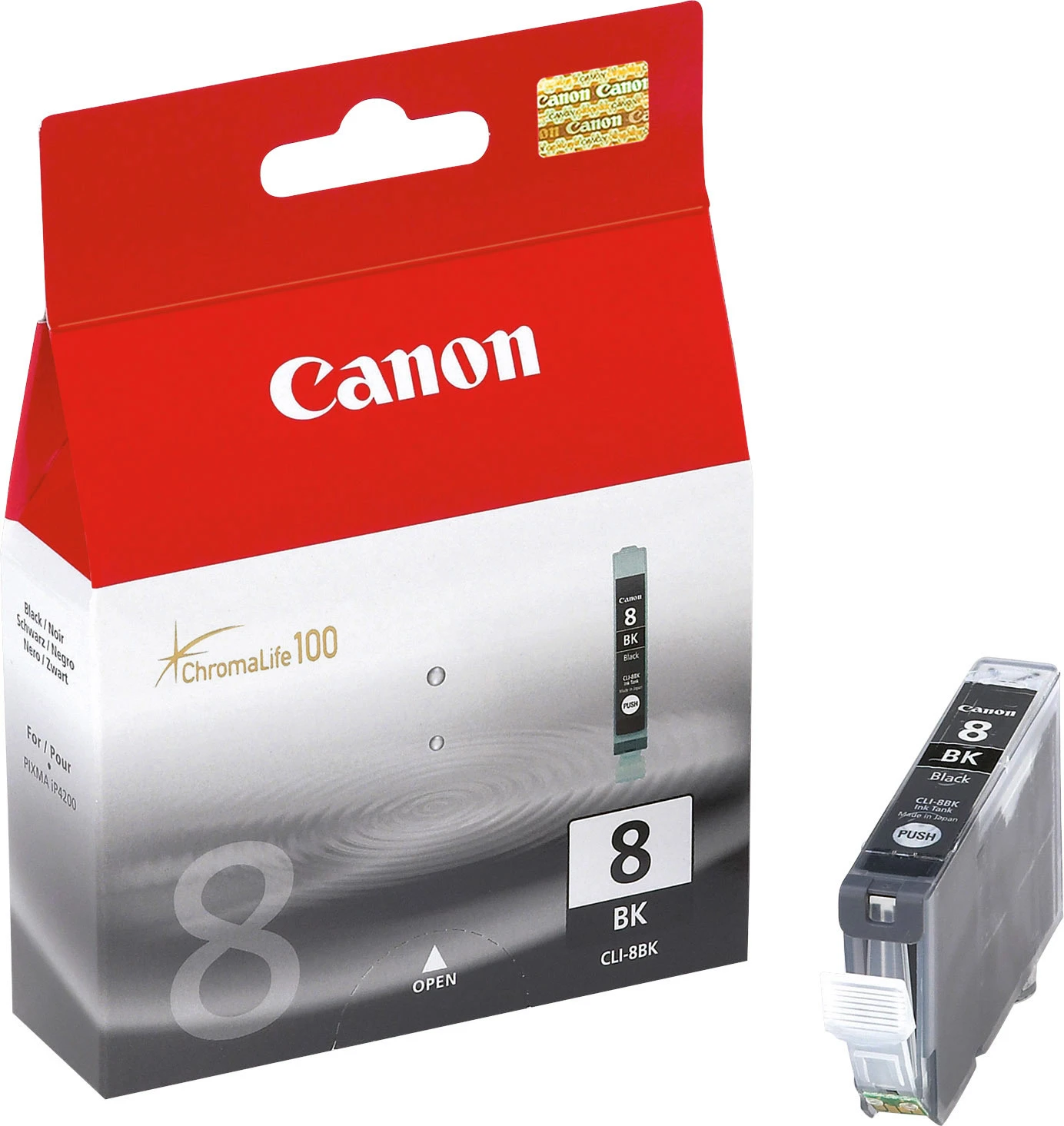 CANON Tintenpatrone schwarz CLI-8BK