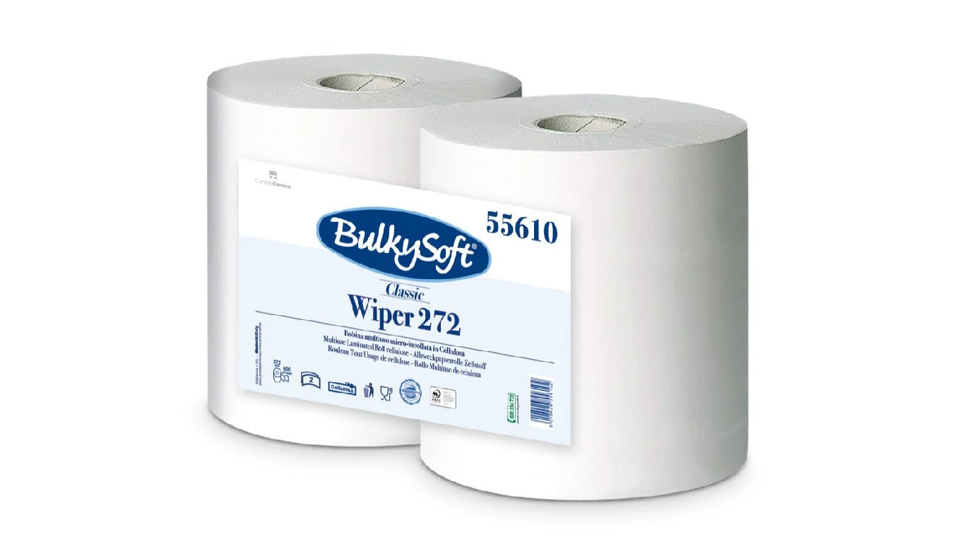 BULKYSOFT Classic Papierwischtücher Maxi 2-lagig, 2-Rollen