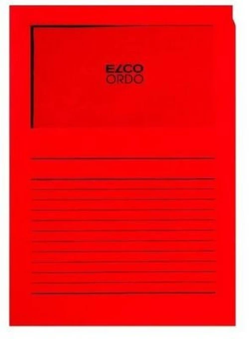 ELCO Ordo Classico mit Linien, intensivrot, Pack à 100 Stück