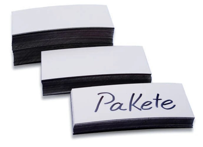 MAGNETOPLAN Etiquettes Aimant 100 x 30 x 0.6 mm, 100 pcs.