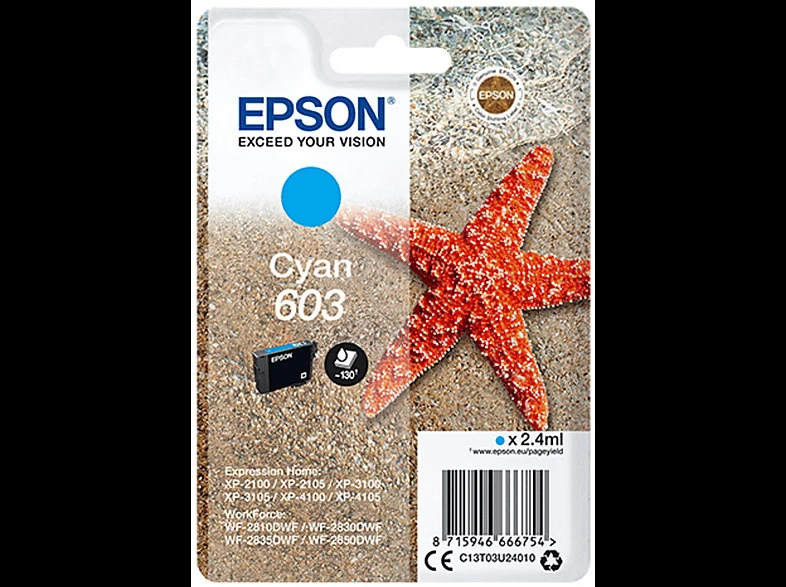 EPSON Tintenpatrone 603 cyan