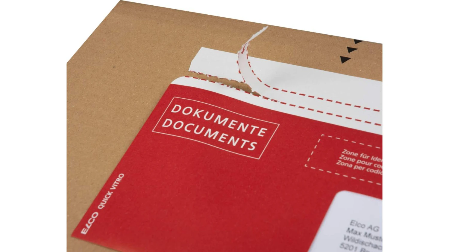 ELCO Quick Vitro Papier C5/6 "Dokumente", Fenster rechts
