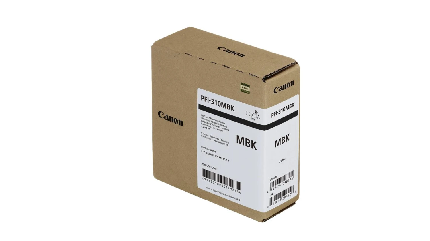 CANON PFI-310MBK Cartouche d'encre mat noir