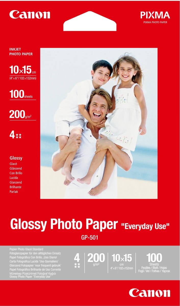 CANON GP-501 Papier photo brillant, 15 x 10 cm, 210 g/m²