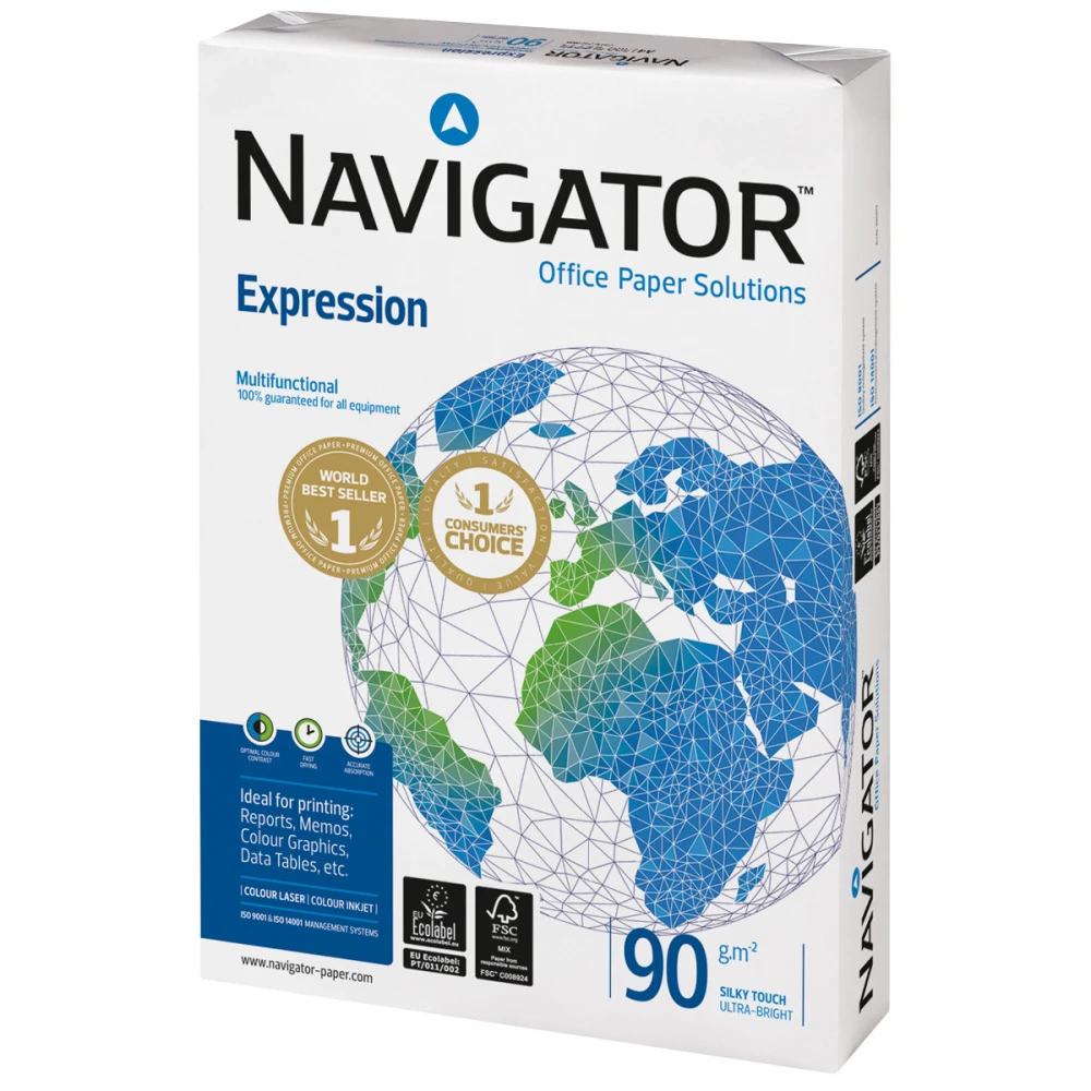 NAVIGATOR Papier copieur Expression A3, 90 g/m², 500 feuilles