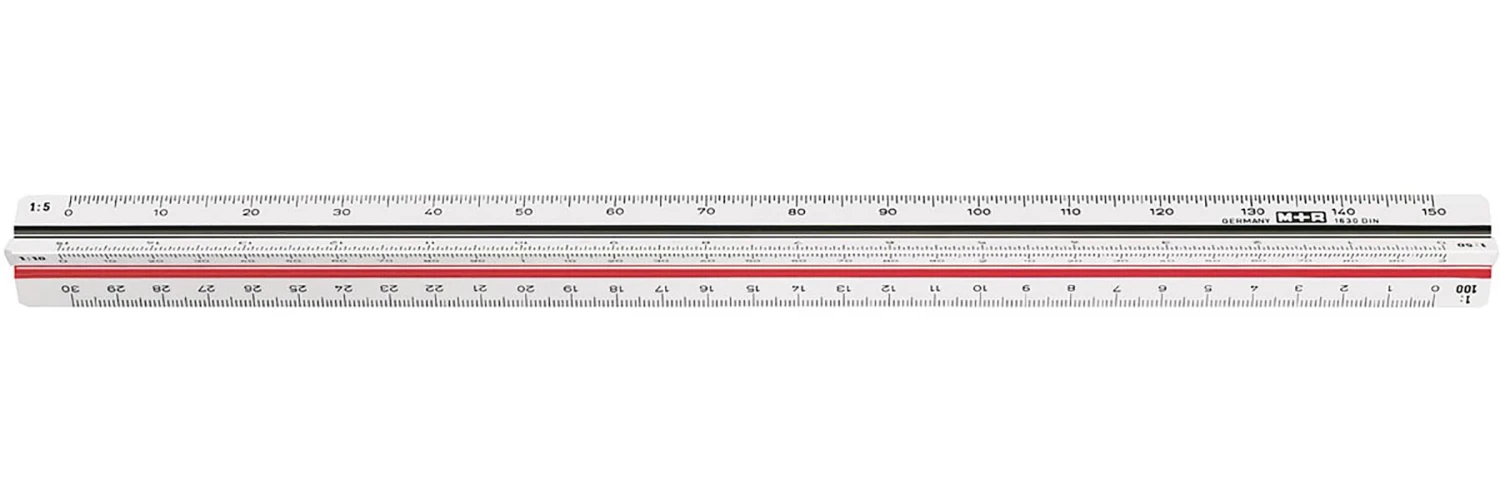 M+R Dreikantmassstab 30 cm - Ingenieur