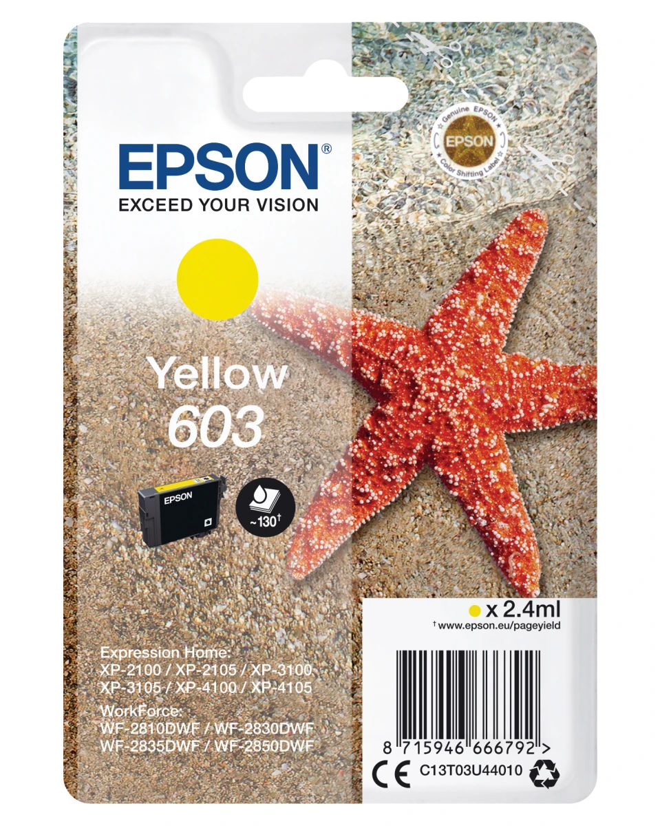 EPSON Tintenpatrone 603 yellow