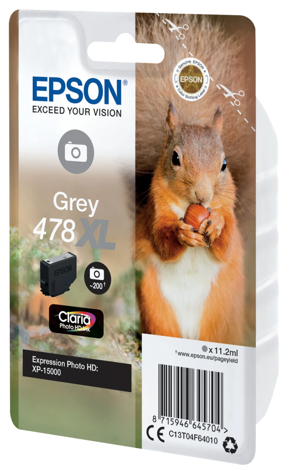 EPSON Tintenpatrone 478XL grau
