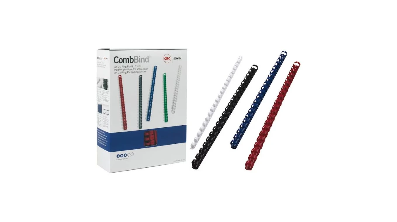 GBC Plastikbinderücken ProComb A4, 50 Stück