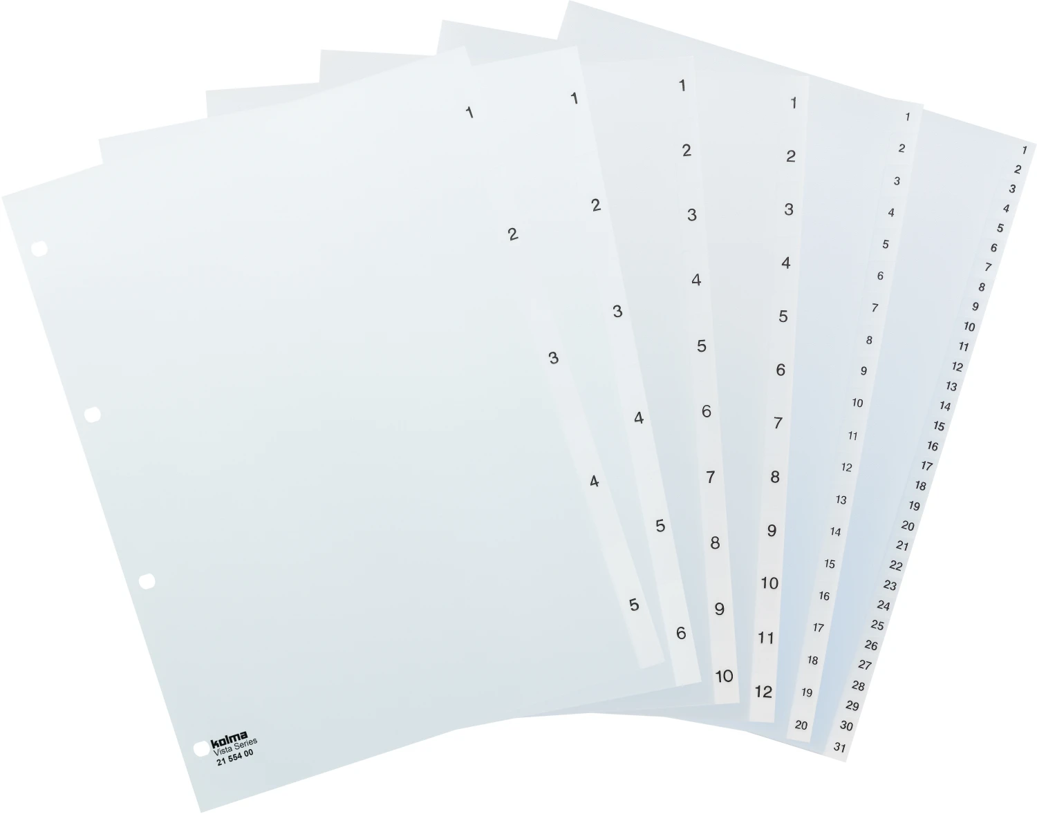 KOLMA Zahlenregister Vista 1 - 31