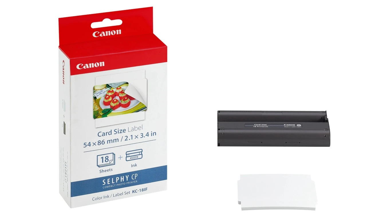 CANON KC18IF Farbtinte/Kleberset 8,6x5,4cm