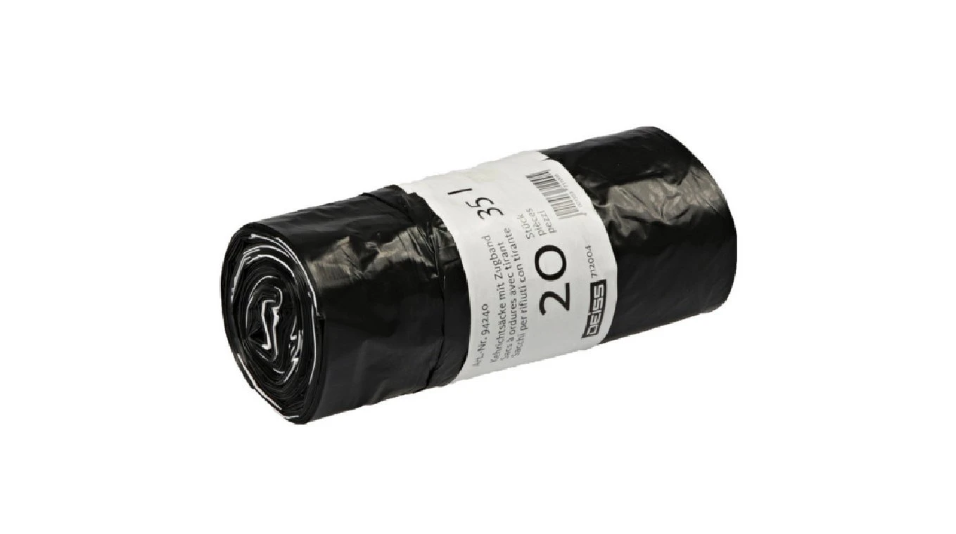 Kehrichtsäcke Budget 35 L, 20 Rollen