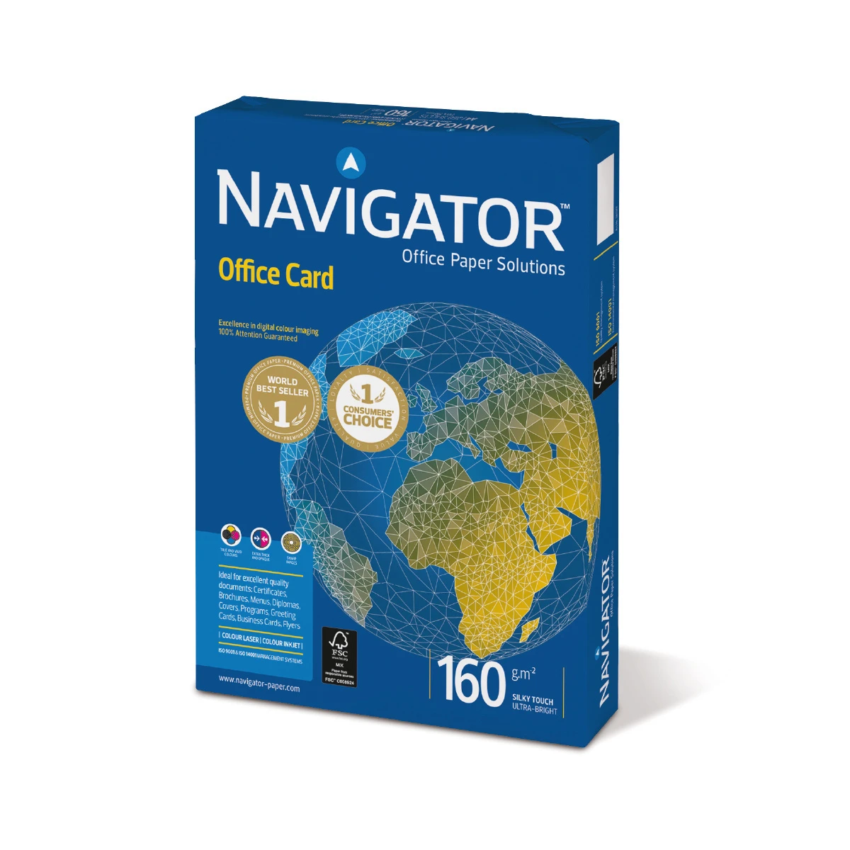NAVIGATOR Papier copieur Office Card A4, 160 g/m², 250 feuilles