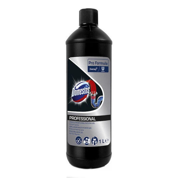 DOMESTOS Déboucheur Professional Power-Gel 6 x 1 L