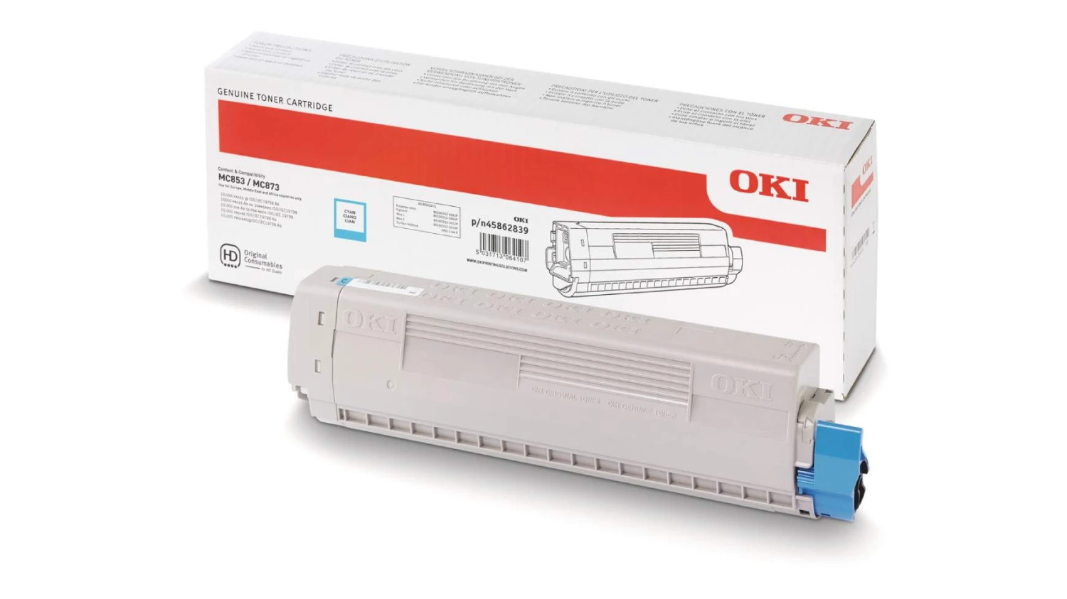 OKI Toner cyan 45862839