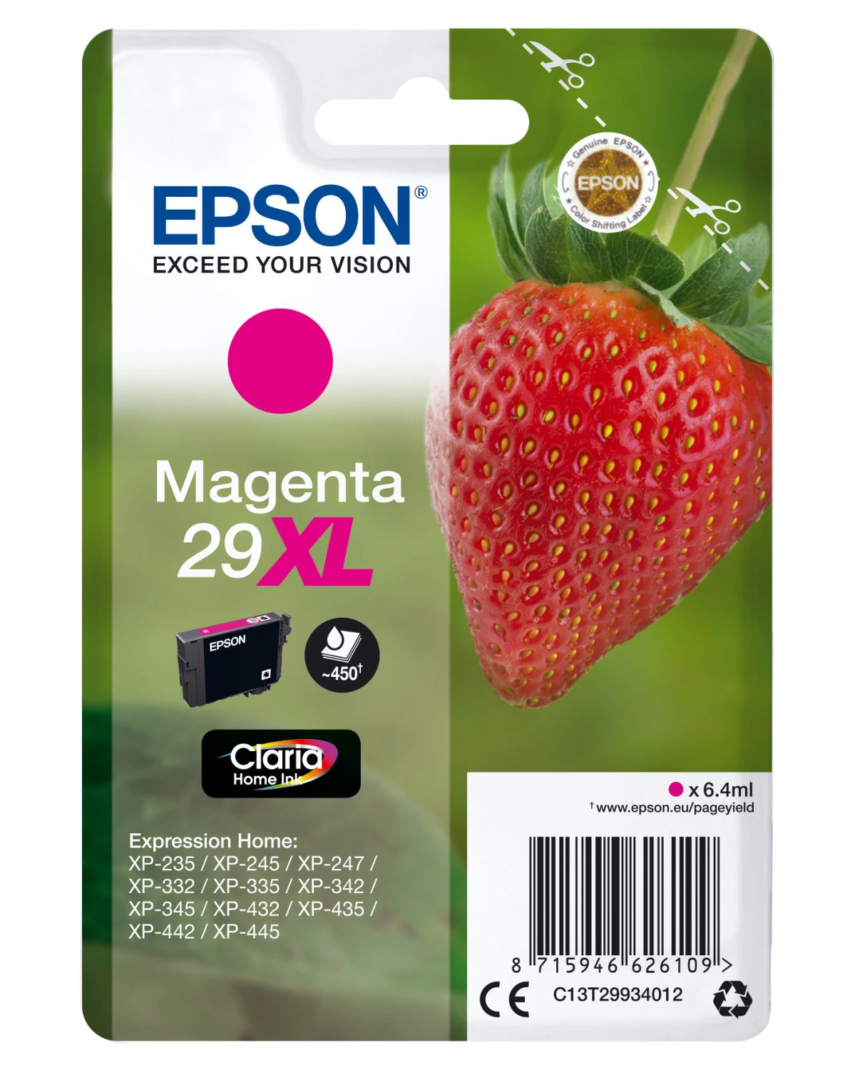 EPSON Tintenpatrone 29XL magenta