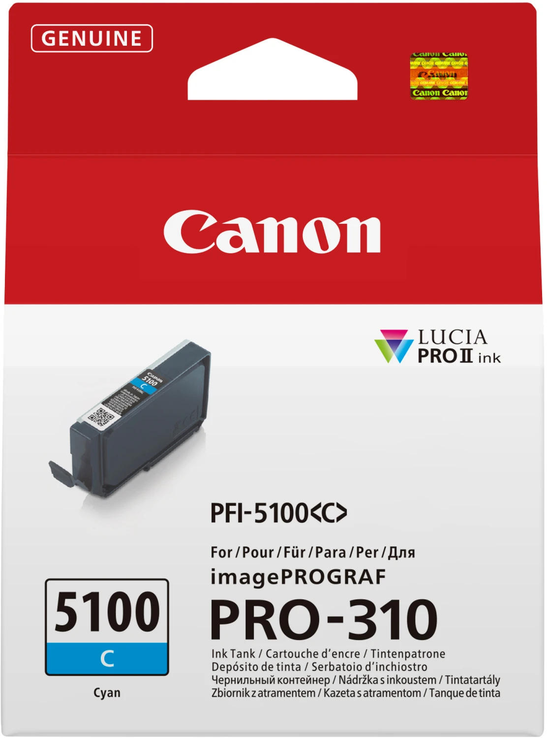 CANON Tintenpatrone cyan PFI-5100C