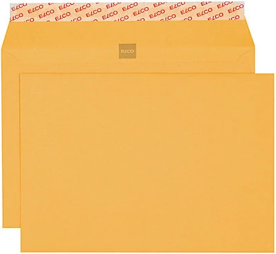 ELCO Briefumschläge Gelb Bank B5 250 x 175 mm