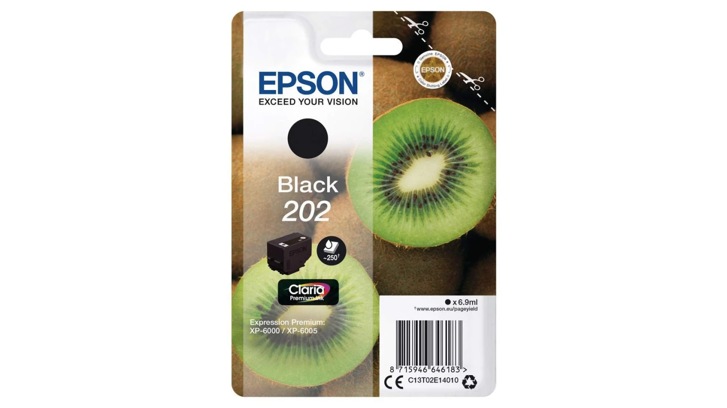 EPSON Tintenpatrone 202 schwarz