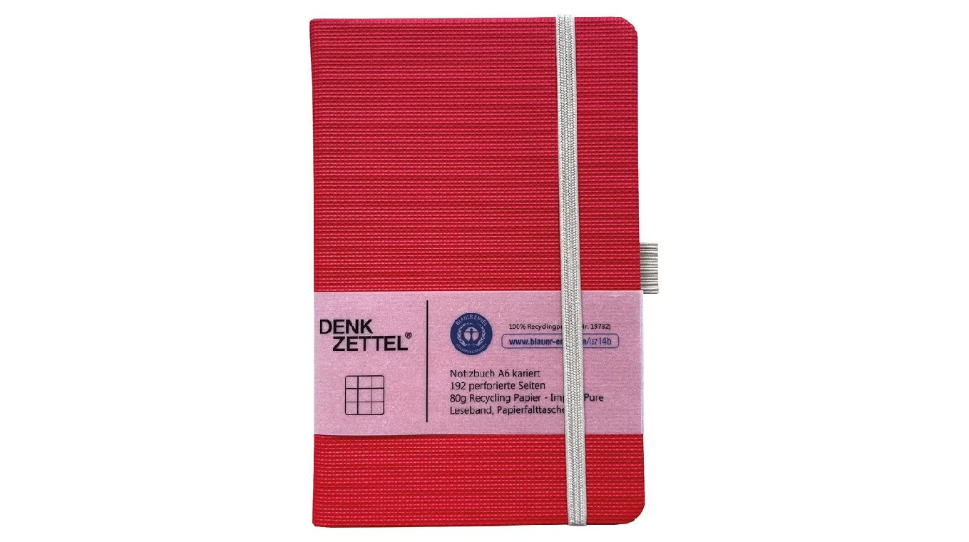 DENKZETTEL® Notizbuch Tenax - A6 - Blauer Engel