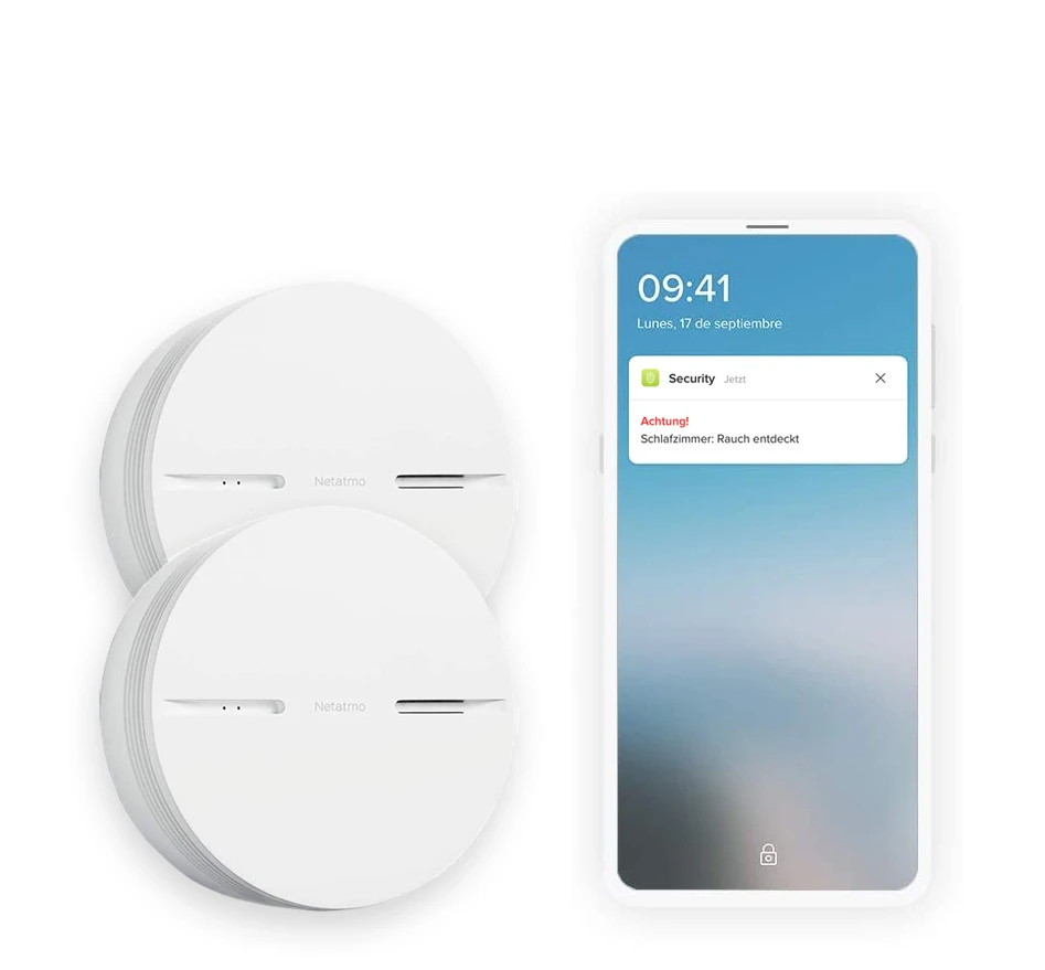 NETATMO 2x Détecteurs de fumée connectés
