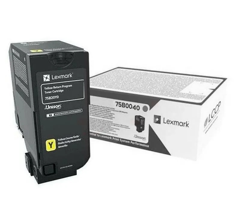 LEXMARK 75B0040 Toner gelb