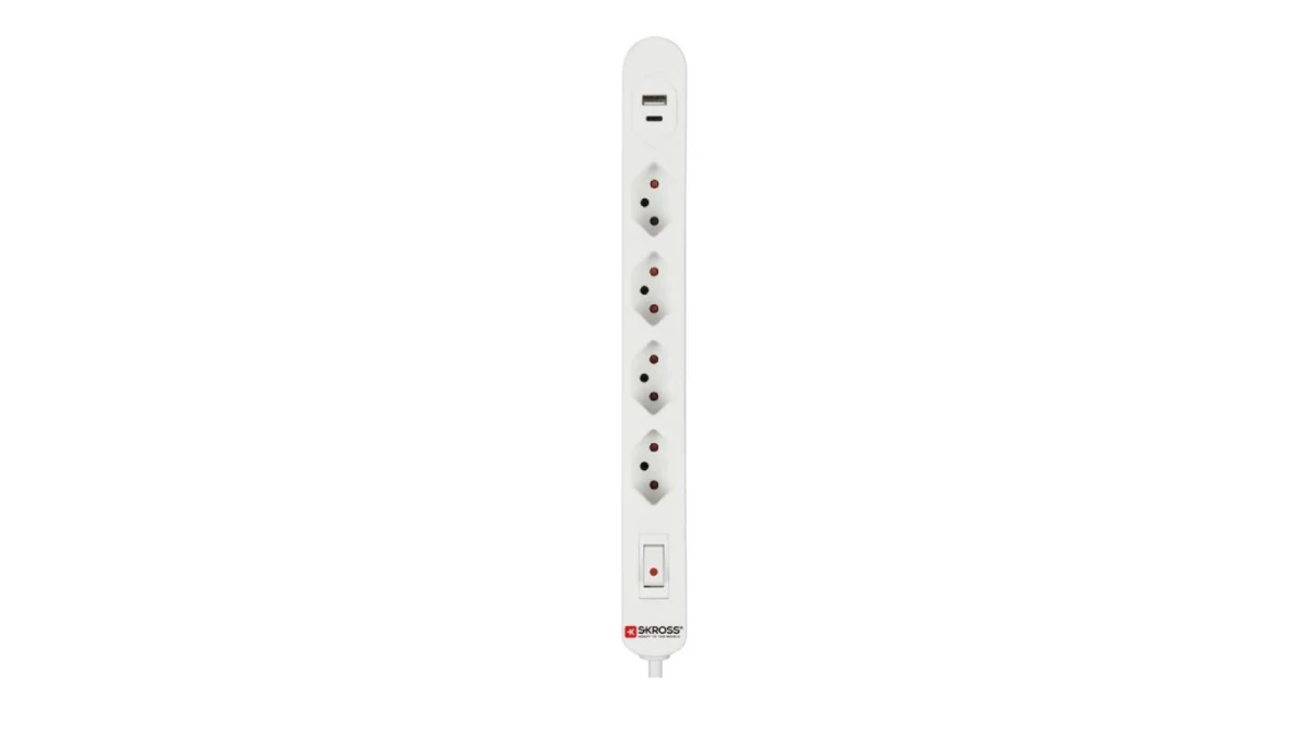 SKROSS Bâti de prises Home Station USB 1.5 m