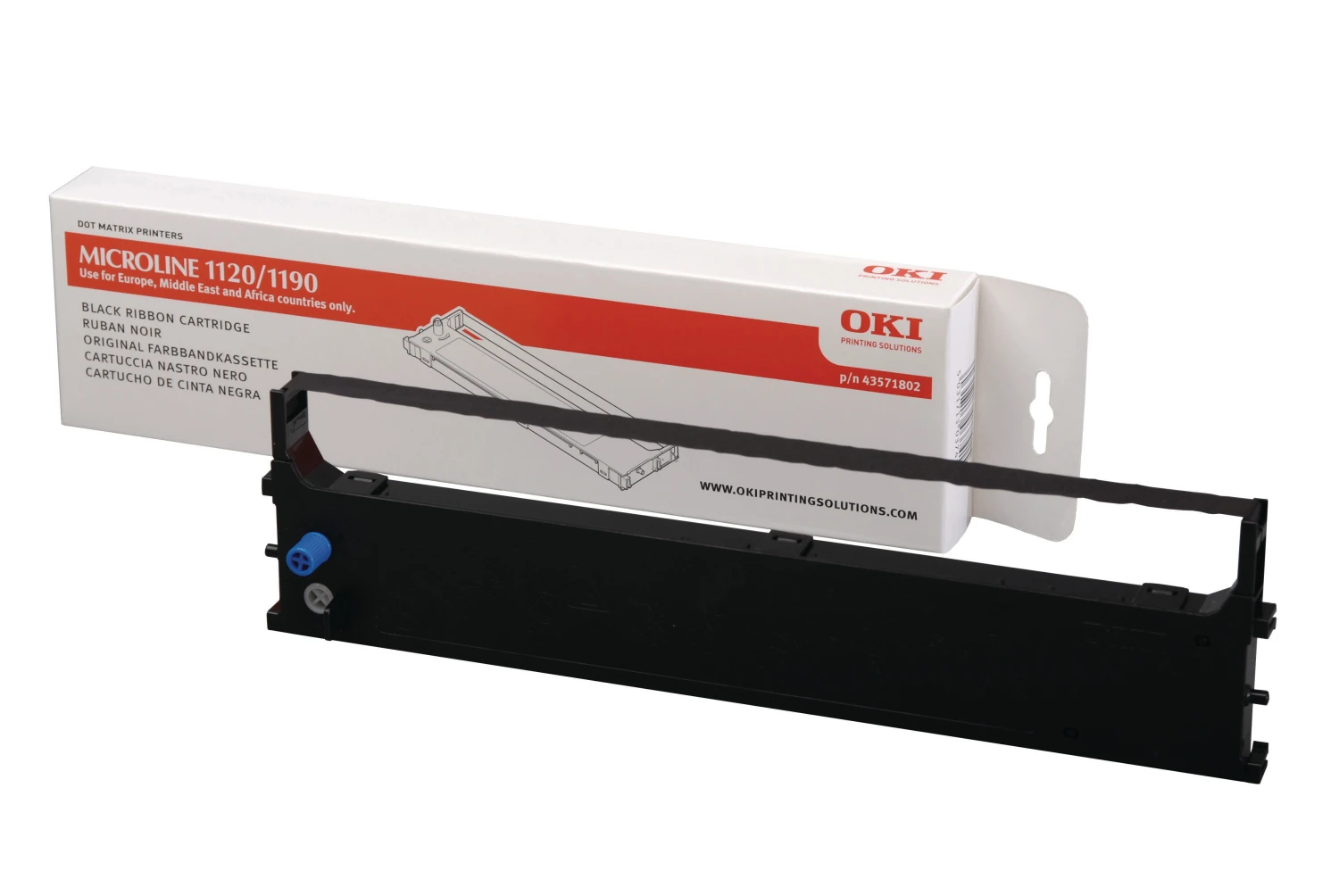 OKI Farbband Nylon schwarz