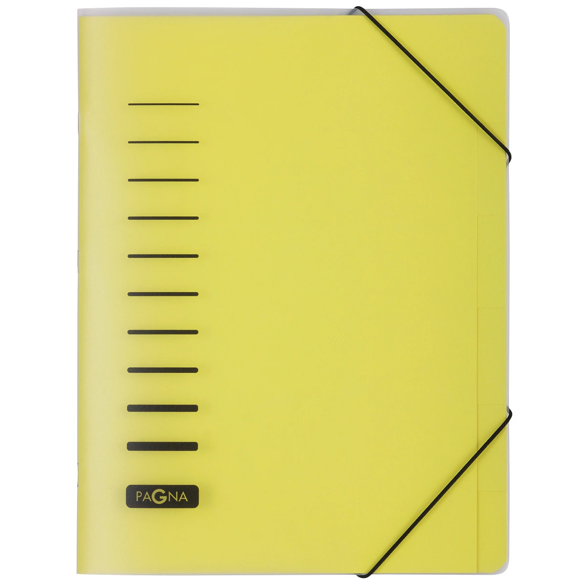 Pagna Classeurs à 6 compartiments, jaune