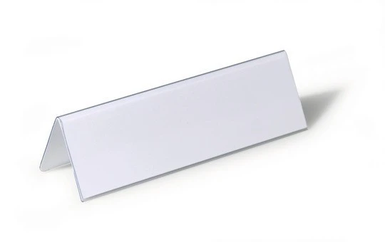 DURABLE Porte-nom chevalet en PVC 61 x 210 mm
